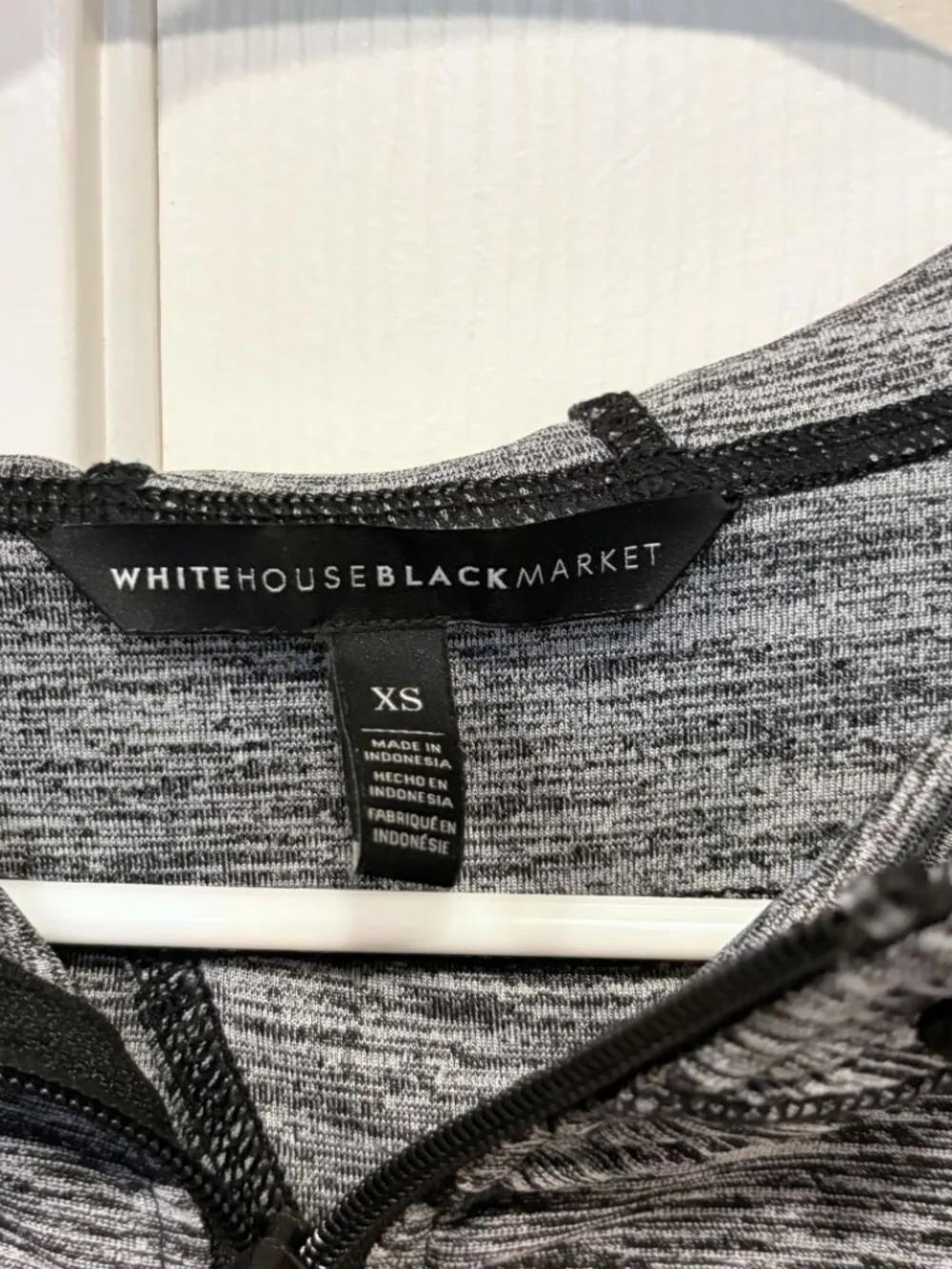 White House Black Market Athletic Jacket with Cutout Back